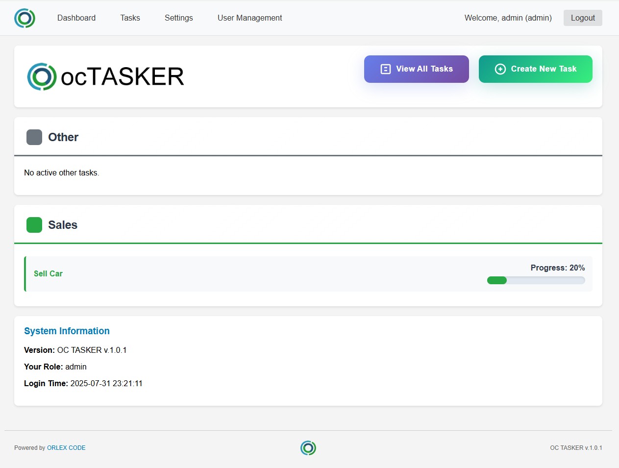Admin Panel